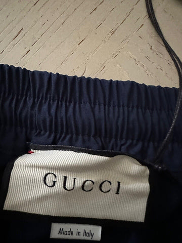 NWT $1050 Gucci Men Drawstring Waterproof Short Pants Blue 32 US( Measu 34-36 )