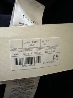 NWT $1050 Gucci Men Drawstring Waterproof Short Pants Blue 32 US( Measu 34-36 )