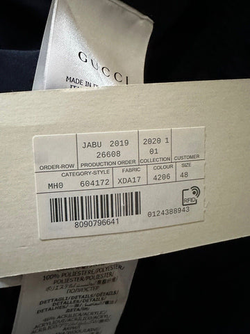 NWT $1050 Gucci Men Drawstring Waterproof Short Pants Blue 32 US( Measu 34-36 )