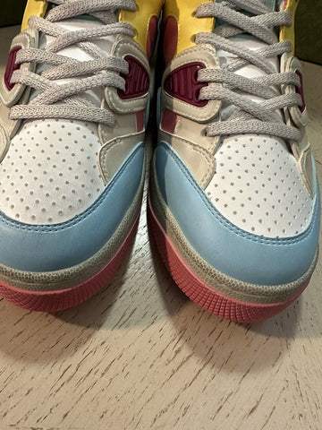 New $950 Gucci Women Demetra Basket Sneakers Pink/Blue/Multi 9 US/39 Eu 700291