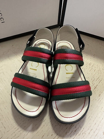 NIB Gucci Kids Sandal Shoes Green/Red Size 31 Gucci 501060