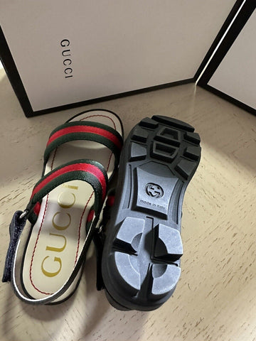 NIB Gucci Kids Sandal Shoes Green/Red Size 31 Gucci 501060