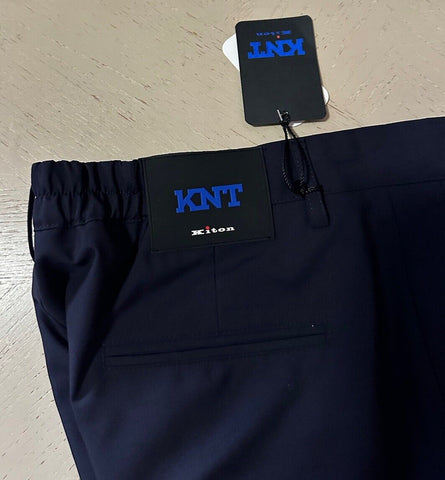 NWT $1395 KNT BY KITON Wool Cargo Dress Pants Navy 36 US/52 Eu Iraly