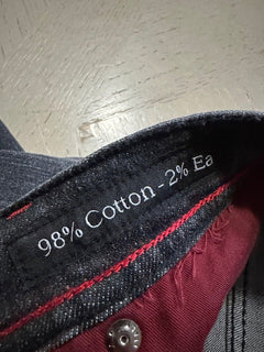 NWT $1495 Kiton Men High Rise Faded Jeans Black 30 US/46 Eu Italy