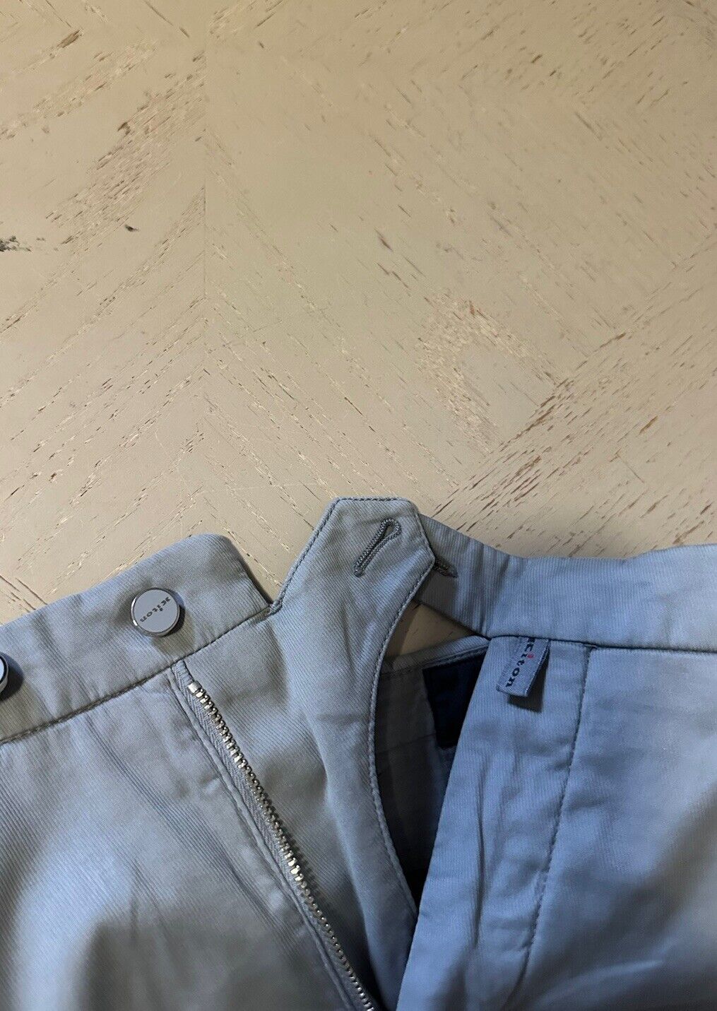 NWT $1795 Kiton Men’s Silk Blend Pants Gray 34 US/50 Eu Italy