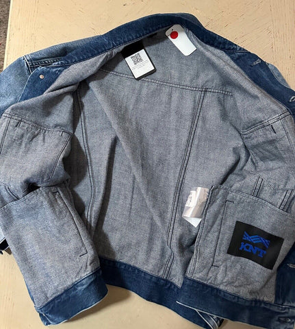 New $1795 KNT BY Kiton Men Graphic Denim Oversized Jacket Size 42 US/52 Eu