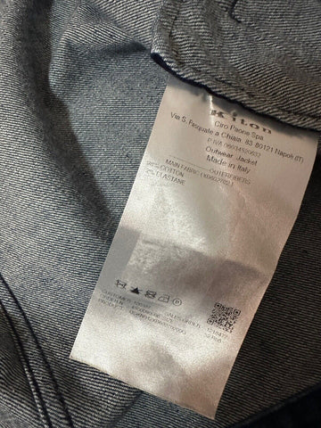 New $1795 KNT BY Kiton Men Graphic Denim Oversized Jacket Size 42 US/52 Eu