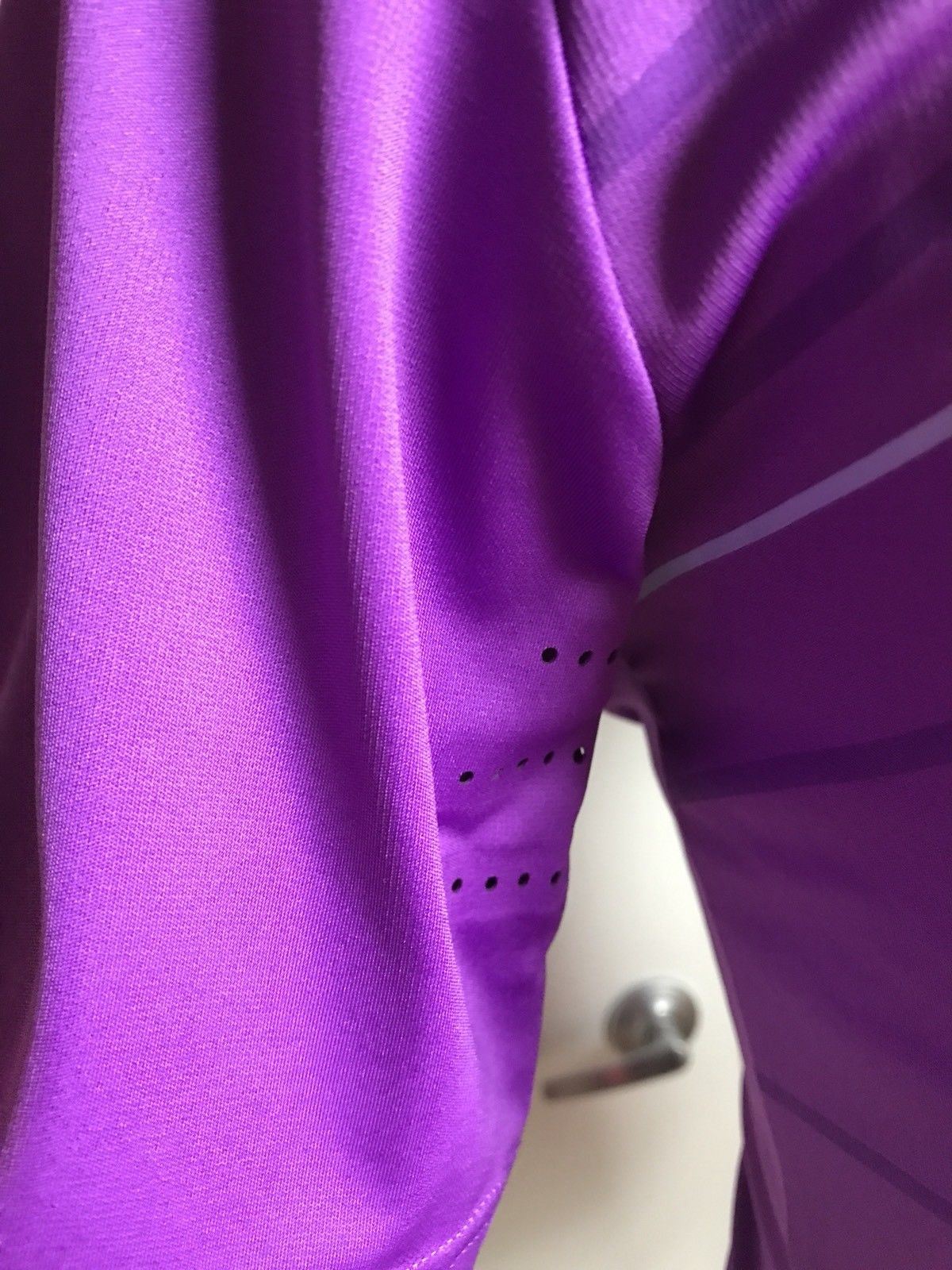New $75 adidas Men’s Short Sleeve Shirt Purple Size Small - BAYSUPERSTORE