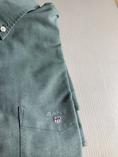 $359 GANT  Dress Shirt Green Size 44/17.5