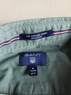 $359 GANT  Dress Shirt Green Size 44/17.5
