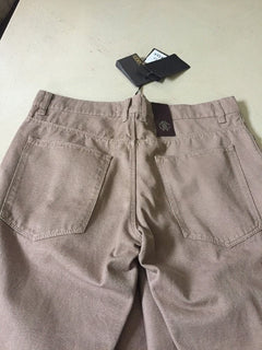 New $405 Roberto Cavalli Jeans Pants Men Brown Size 30 ( Measured 32 ) Italy