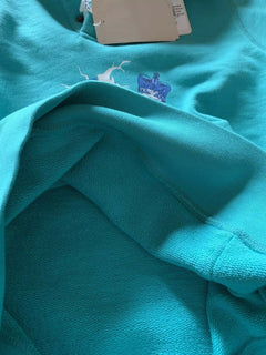 New $210 Armani Junior Boys Sweater Jacket Teal 10Y