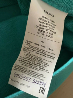 New $210 Armani Junior Boys Sweater Jacket Teal 10Y